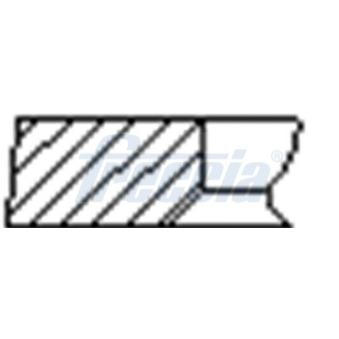 Jeu de segments de pistons FRECCIA