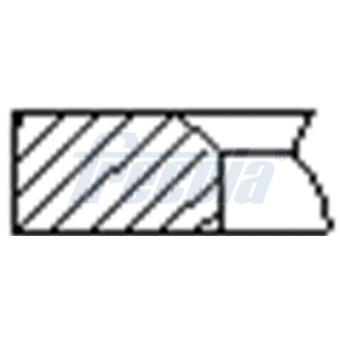 Jeu de segments de pistons FRECCIA FR10-506500