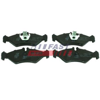 Jeu de 4 plaquettes de frein arrière FAST