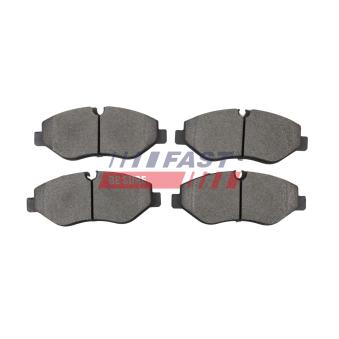 Jeu de 4 plaquettes de frein avant FAST
