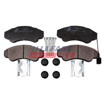 Jeu de 4 plaquettes de frein avant FAST