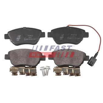 Jeu de 4 plaquettes de frein avant FAST