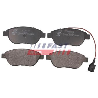 Jeu de 4 plaquettes de frein avant FAST