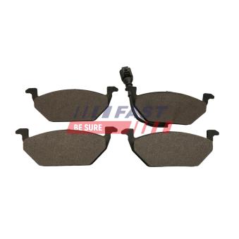 Jeu de 4 plaquettes de frein avant FAST