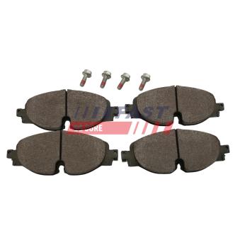 Jeu de 4 plaquettes de frein avant FAST