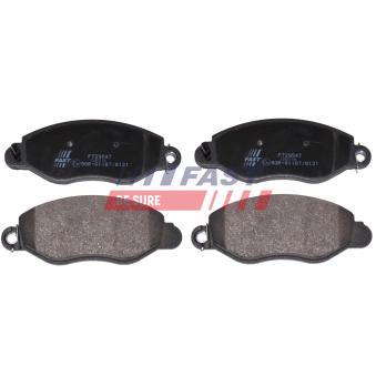 Jeu de 4 plaquettes de frein avant FAST