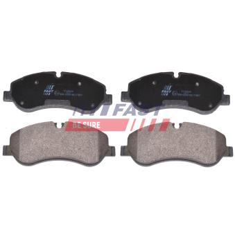 Jeu de 4 plaquettes de frein avant FAST