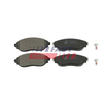 Jeu de 4 plaquettes de frein avant FAST