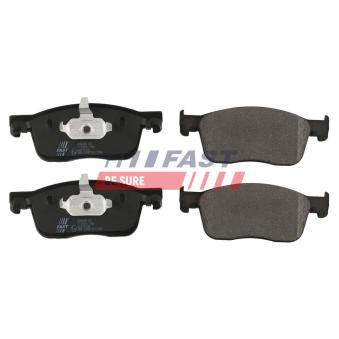 Jeu de 4 plaquettes de frein avant FAST