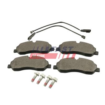 Jeu de 4 plaquettes de frein avant FAST