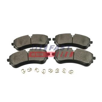 Jeu de 4 plaquettes de frein avant FAST