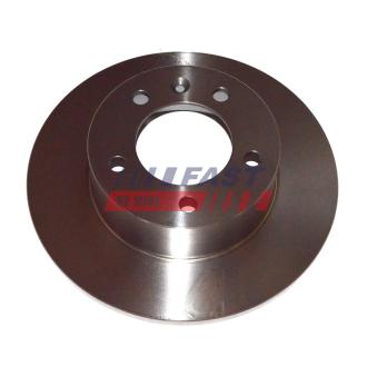 Jeu de 2 disques de frein arrière FAST