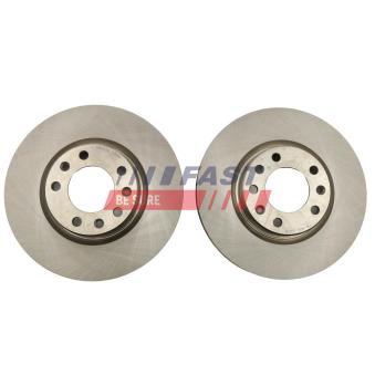 Jeu de 2 disques de frein avant FAST