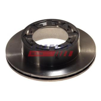 Jeu de 2 disques de frein arrière FAST