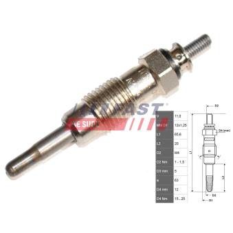 Bougie de préchauffage FAST