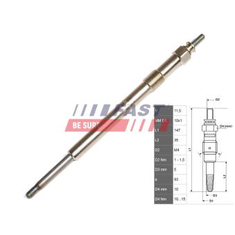 Bougie de préchauffage FAST