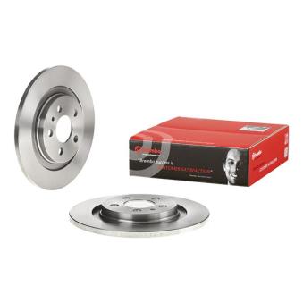 Jeu de 2 disques de frein arrière BREMBO 08.7955.10