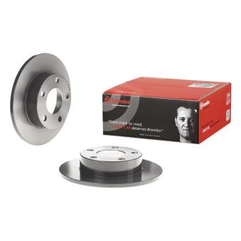 Jeu de 2 disques de frein arrière BREMBO 08.8408.11