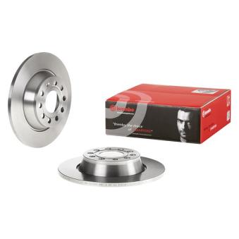Jeu de 2 disques de frein arrière BREMBO 08.A202.10