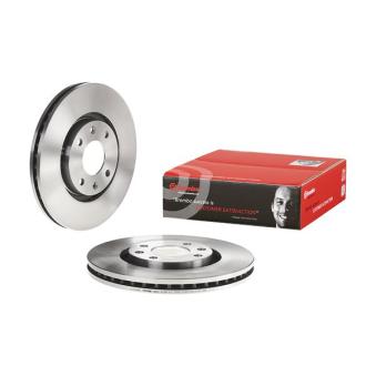 Jeu de 2 disques de frein avant BREMBO 09.8760.10