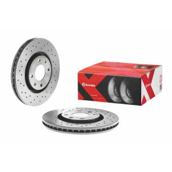 Jeu de 2 disques de frein avant BREMBO 09.8760.1X