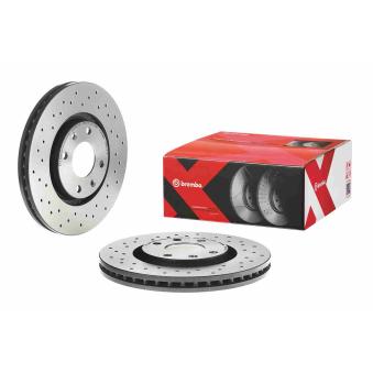 Jeu de 2 disques de frein avant BREMBO 09.9619.1X