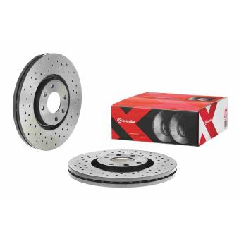 Jeu de 2 disques de frein avant BREMBO 09.9935.1X