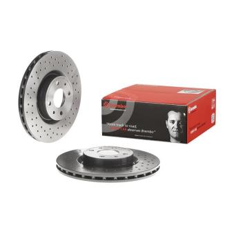 Jeu de 2 disques de frein avant BREMBO