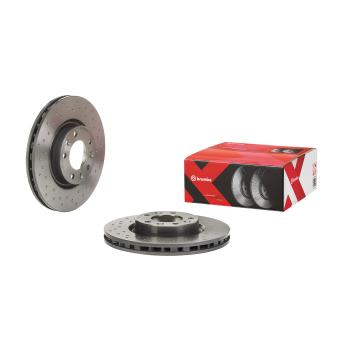 Jeu de 2 disques de frein avant BREMBO 09.C658.1X