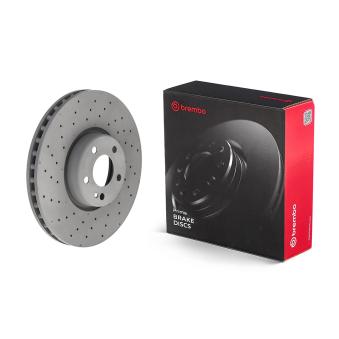 Jeu de 2 disques de frein avant BREMBO 09.D529.23