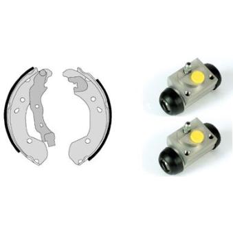 Jeu de mâchoires de frein BREMBO H 56 012