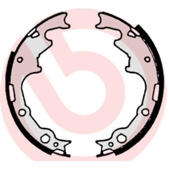 Jeu de mâchoires de frein BREMBO