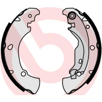 Jeu de mâchoires de frein BREMBO