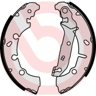 Jeu de mâchoires de frein BREMBO