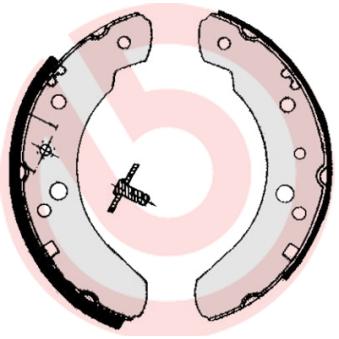 Jeu de mâchoires de frein BREMBO