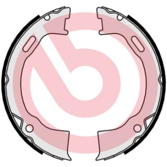 Jeu de mâchoires de frein, frein de stationnement BREMBO S 24 549