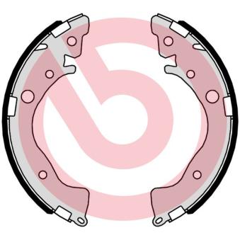 Jeu de mâchoires de frein BREMBO