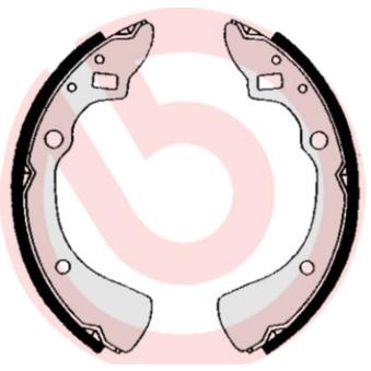 Jeu de mâchoires de frein BREMBO S 49 507