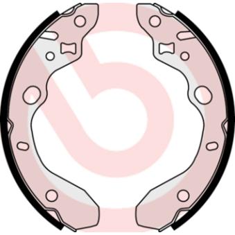 Jeu de mâchoires de frein BREMBO