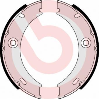 Jeu de mâchoires de frein, frein de stationnement BREMBO