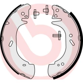 Jeu de mâchoires de frein BREMBO