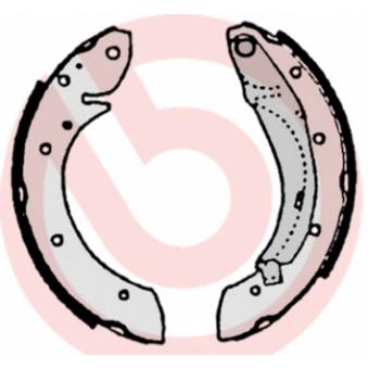 Jeu de mâchoires de frein BREMBO