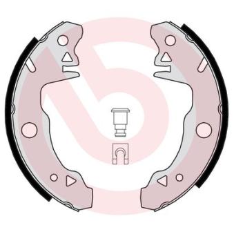 Jeu de mâchoires de frein BREMBO S 61 531