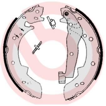 Jeu de mâchoires de frein BREMBO S 68 505