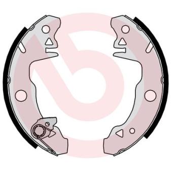 Jeu de mâchoires de frein BREMBO S 68 509