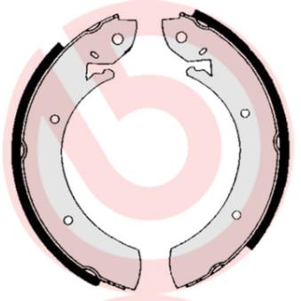 Jeu de mâchoires de frein BREMBO