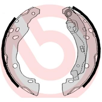 Jeu de mâchoires de frein BREMBO