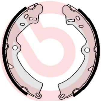 Jeu de mâchoires de frein BREMBO S 79 508