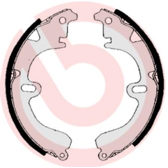 Jeu de mâchoires de frein BREMBO