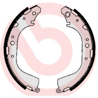 Jeu de mâchoires de frein BREMBO